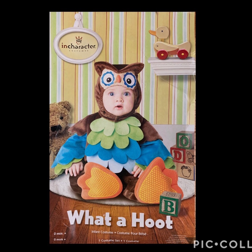 Owl Halloween Infant Costume 10-12 months